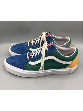 Vans Old Skool Yacht Club Men's 10 Canvas Suede Skate Shoes Sneakers Colorblock